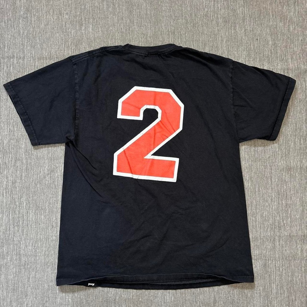 Black and Orange Number 2 T-Shirt - L